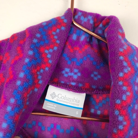 Columbia Fleece Turtle Neck Pullover Small - Picture 5 of 6